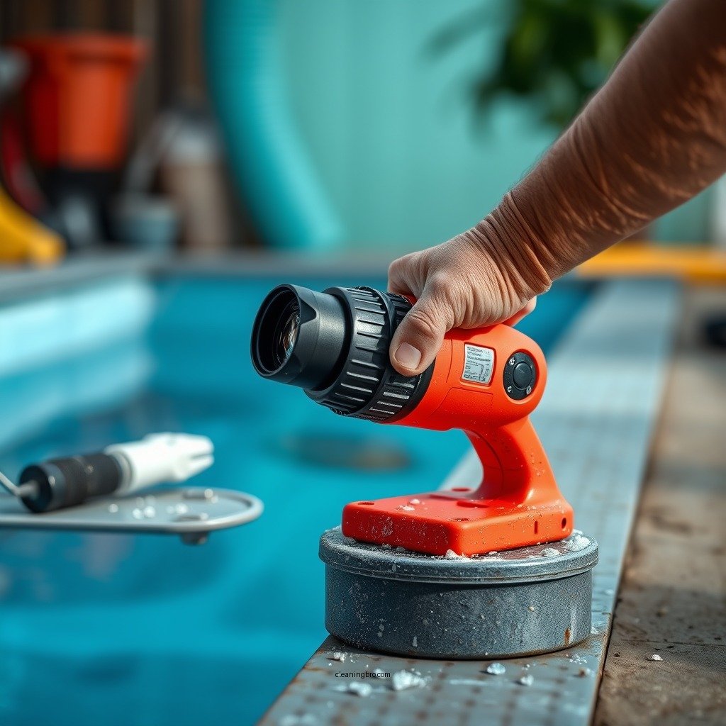 Tools and Supplies Needed - how to clean fibreglass pool waterline