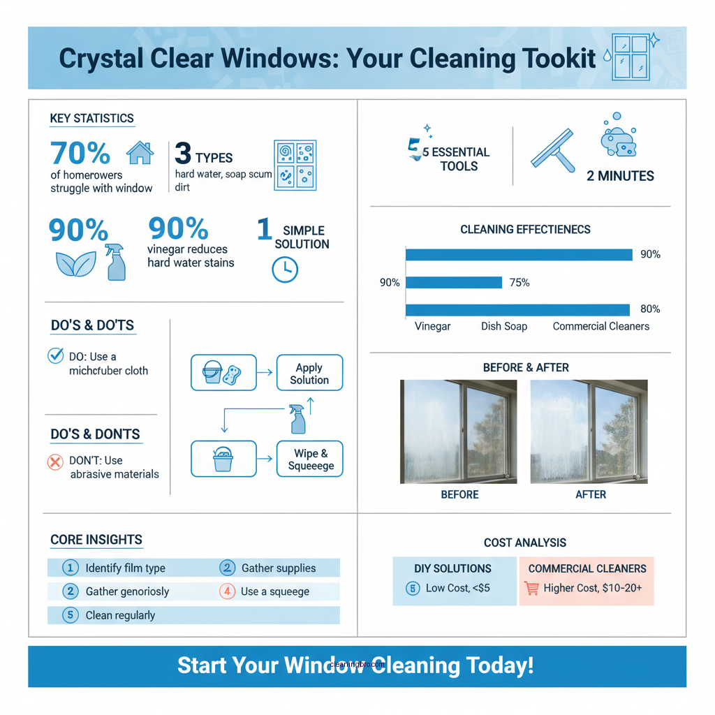 how to clean film off windows - Data Infographic and Statistics