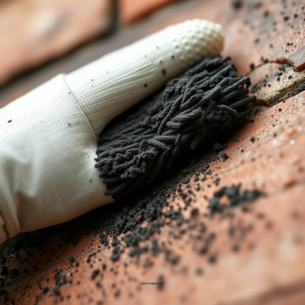 Apply Cleaning Solutions - how to clean fireplace brick soot