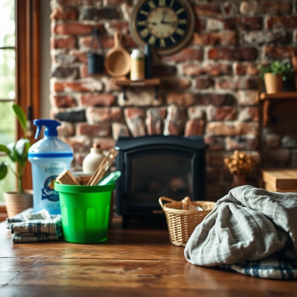 Gather Necessary Cleaning Supplies - how to clean fireplace brick soot