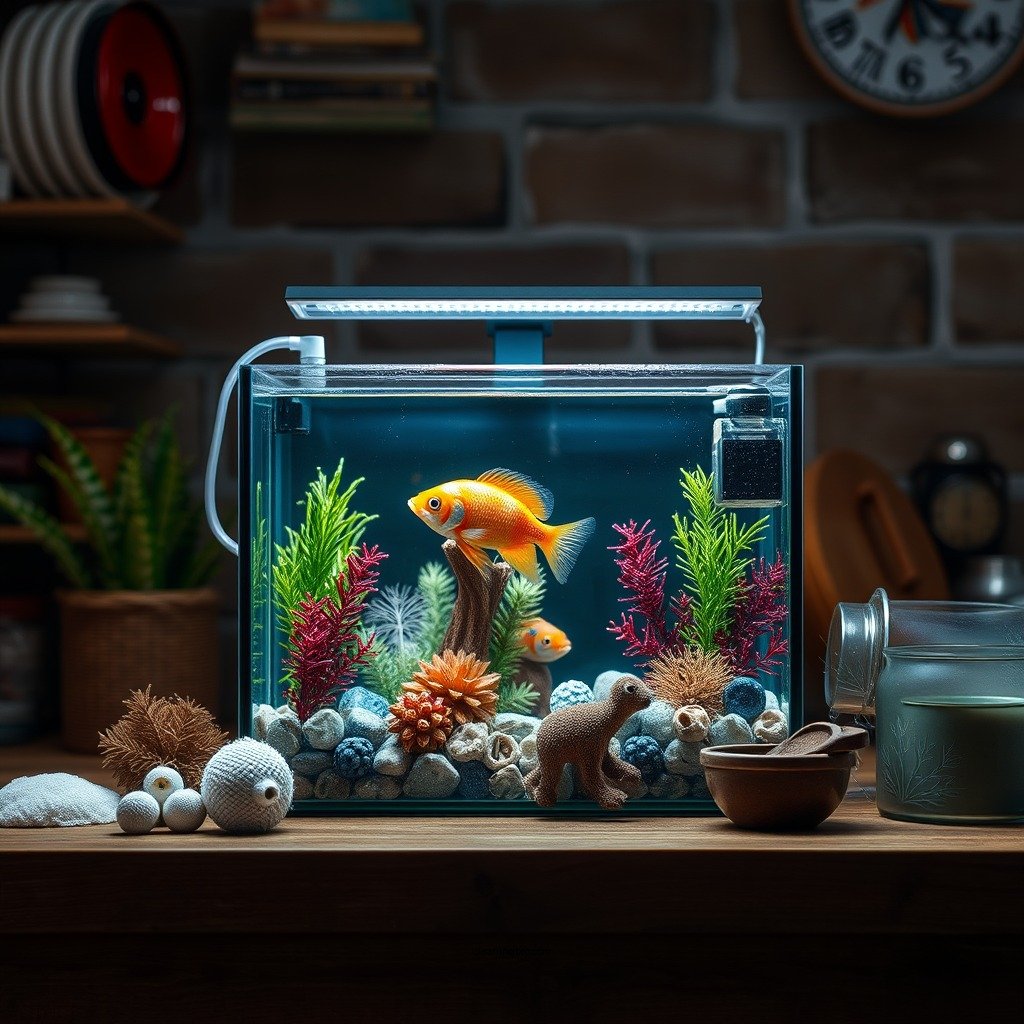 Gather Your Cleaning Supplies - how to clean fish tank ornaments