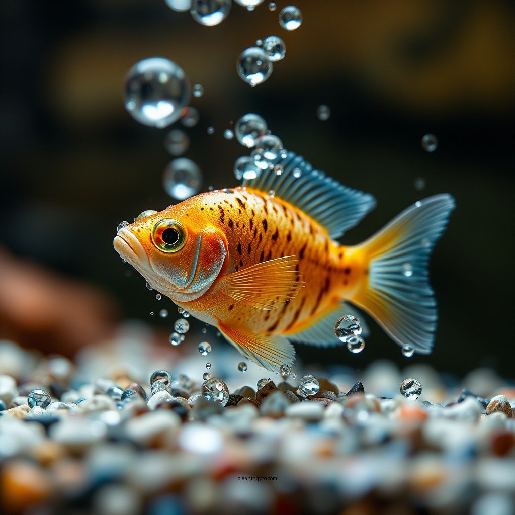 Rinse Off Debris - how to clean fish tank ornaments