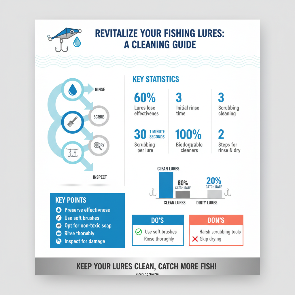 how to clean fishing lures - Data Infographic and Statistics