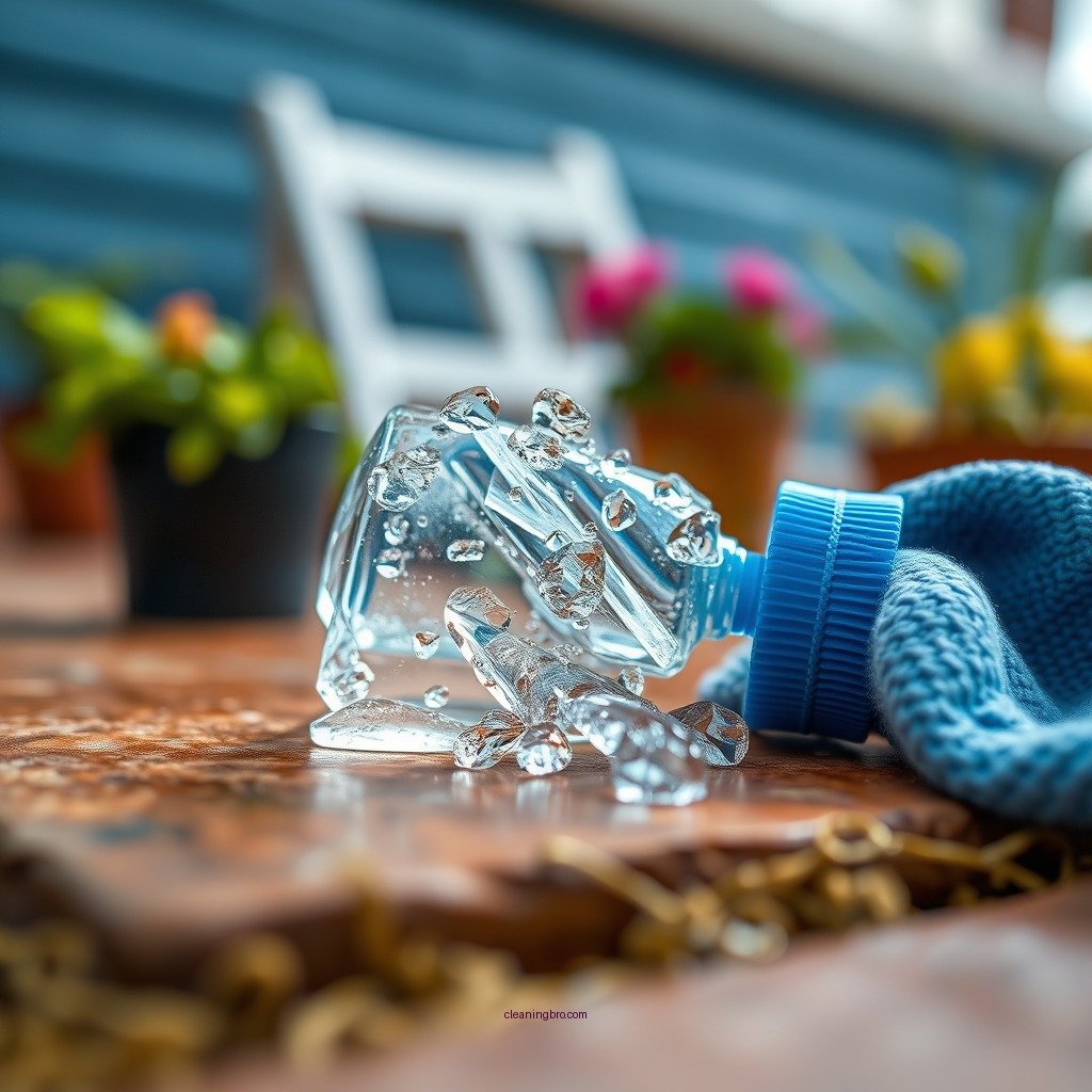 Clean with Water and Detergent - how to clean flagstone patio