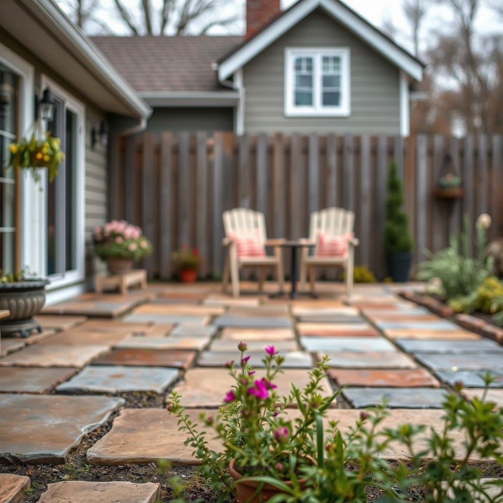 Prepare the Area - how to clean flagstone patio