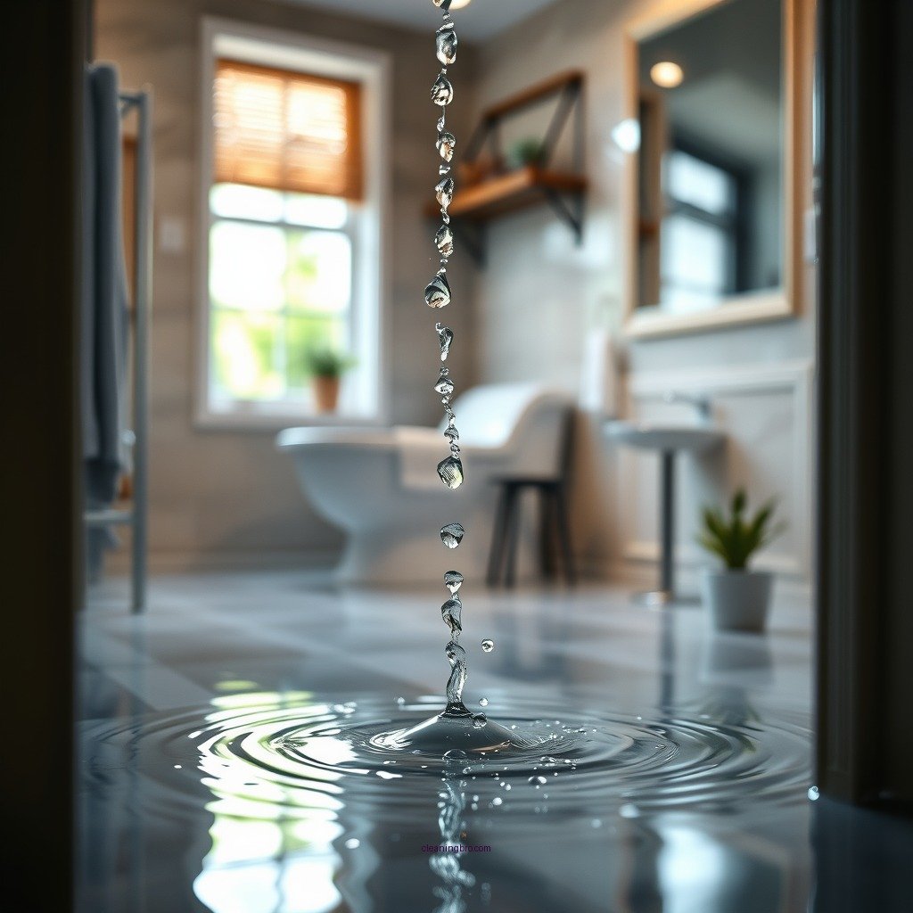 Remove Standing Water - how to clean flooded bathroom