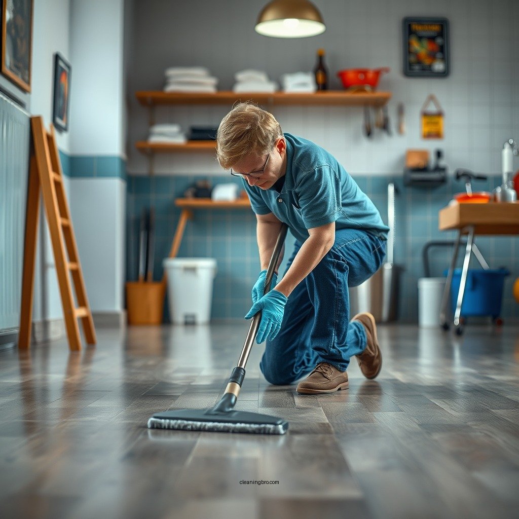 Preparing the Floor - how to clean floors by hand