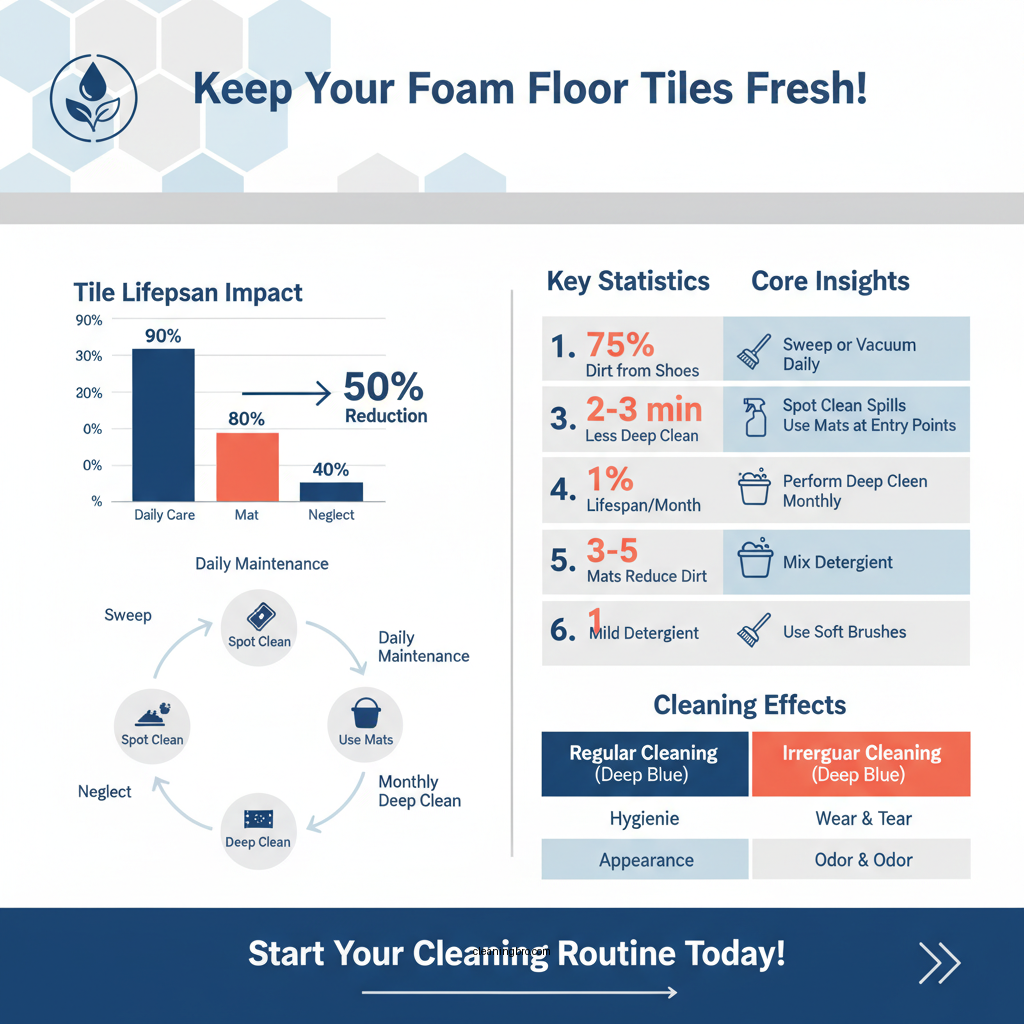 how to clean foam floor tiles - Data Infographic and Statistics