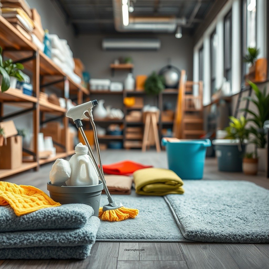 Gather Your Cleaning Supplies - how to clean foam mats