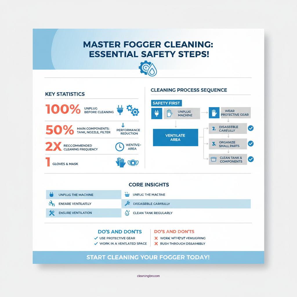 how to clean fogger machine - Data Infographic and Statistics
