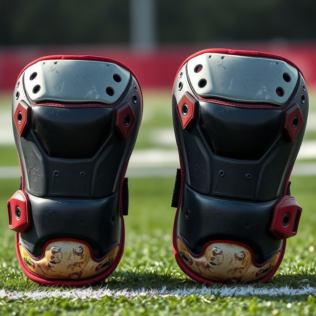 Clean the Exterior of the Pads - how to clean football pads