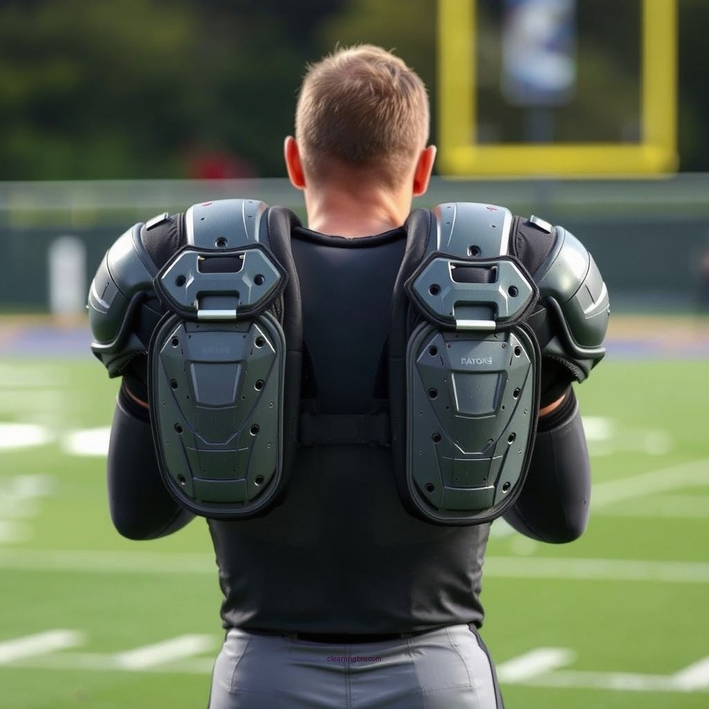 Gather Your Cleaning Supplies - how to clean football shoulder pads