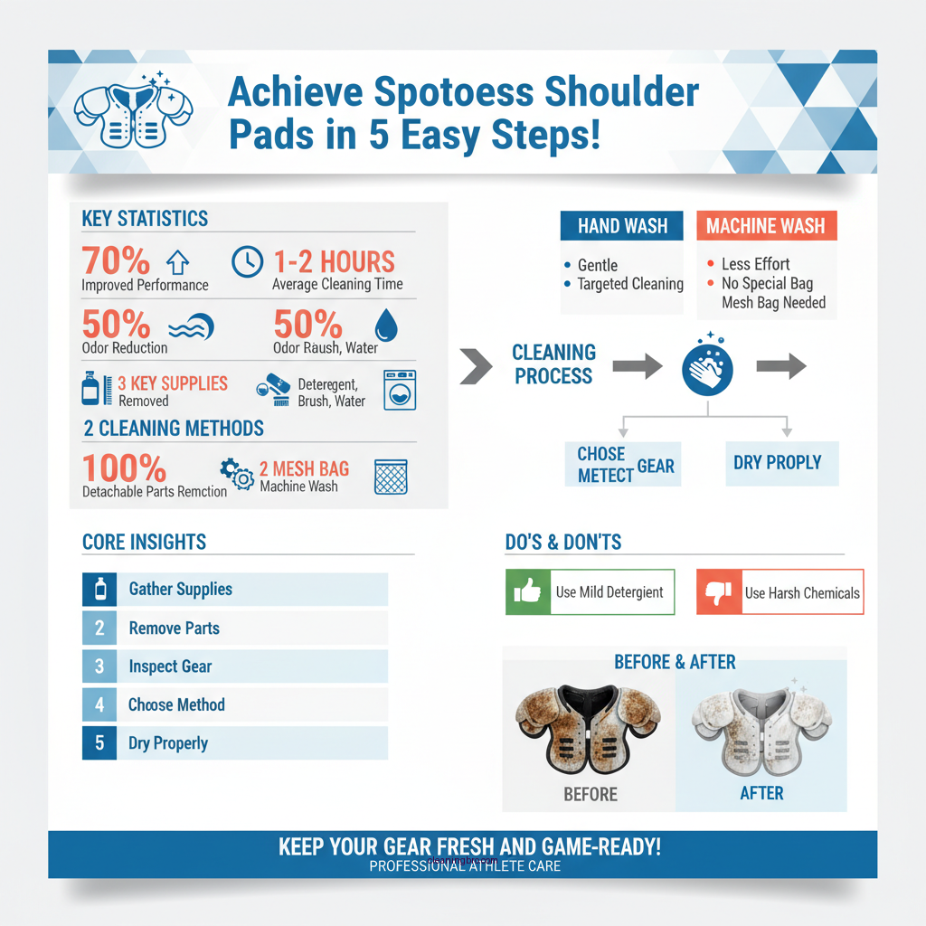 how to clean football shoulder pads - Data Infographic and Statistics
