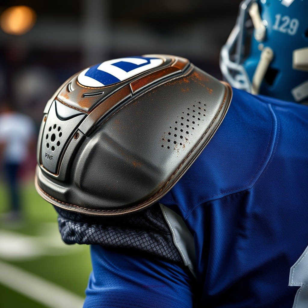 Prepare the Shoulder Pads for Cleaning - how to clean football shoulder pads