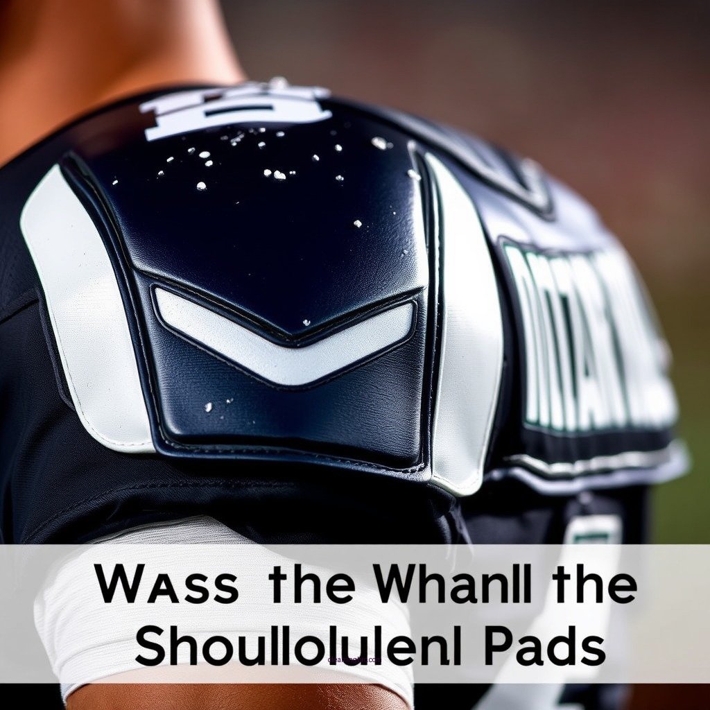 Wash the Shoulder Pads - how to clean football shoulder pads