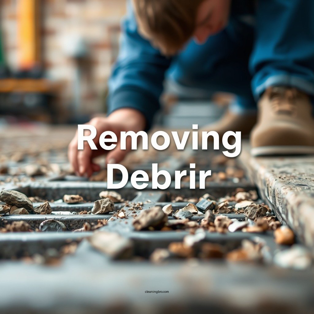 Removing Debris - how to clean french drain in basement