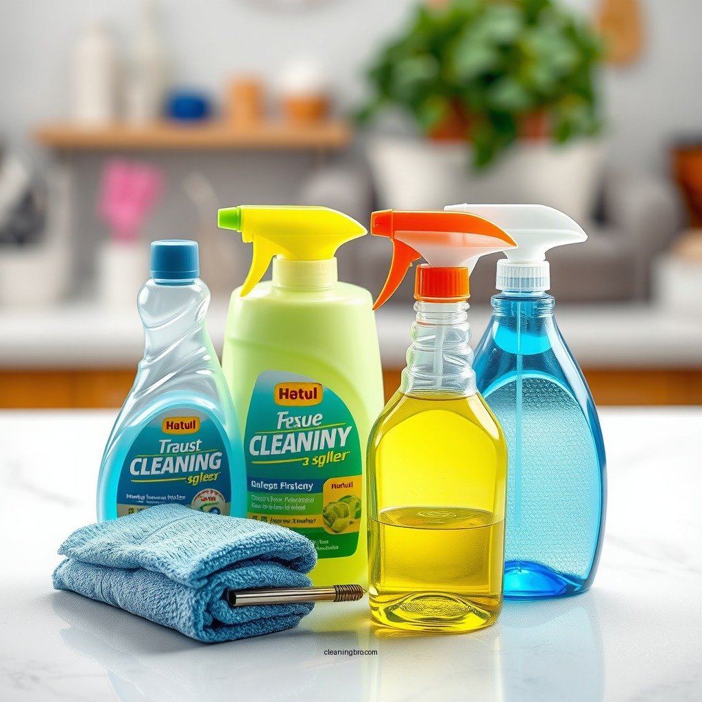 Essential Cleaning Supplies - how to clean frosted glass