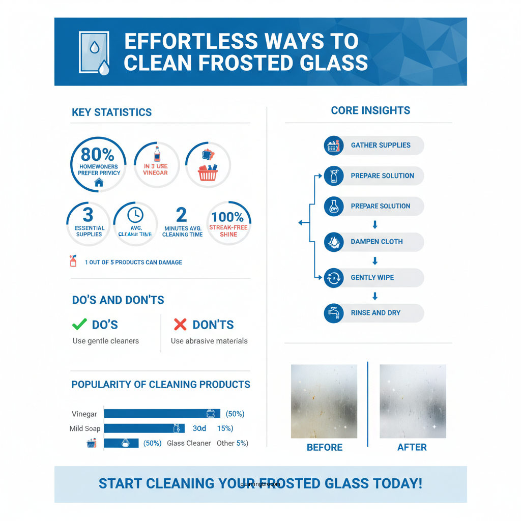 how to clean frosted glass - Data Infographic and Statistics