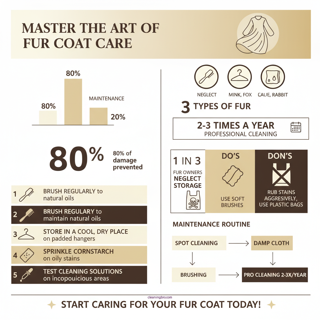 how to clean fur coats - Data Infographic and Statistics