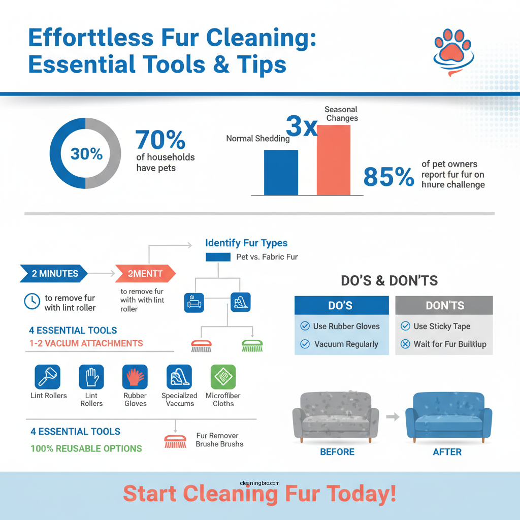 how to clean fur - Data Infographic and Statistics