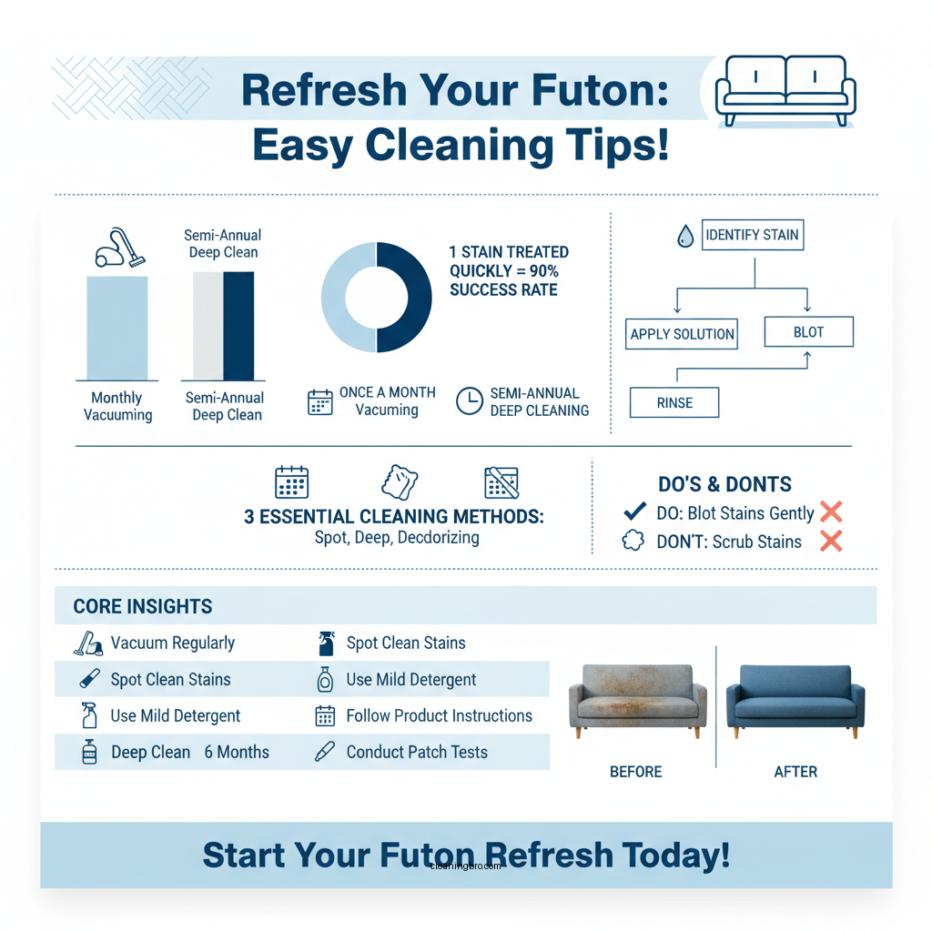how to clean futon mattress - Data Infographic and Statistics