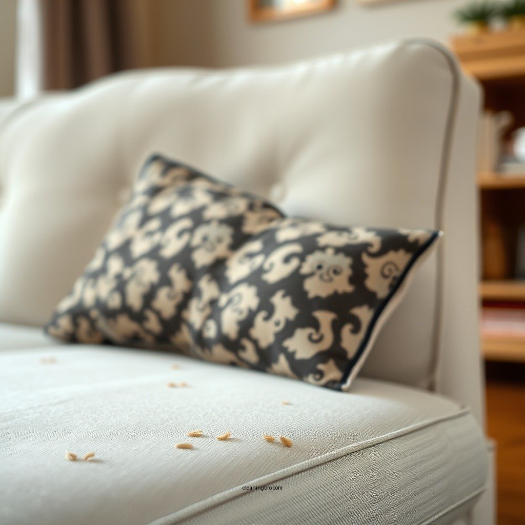 Spot Cleaning Stains - how to clean futon