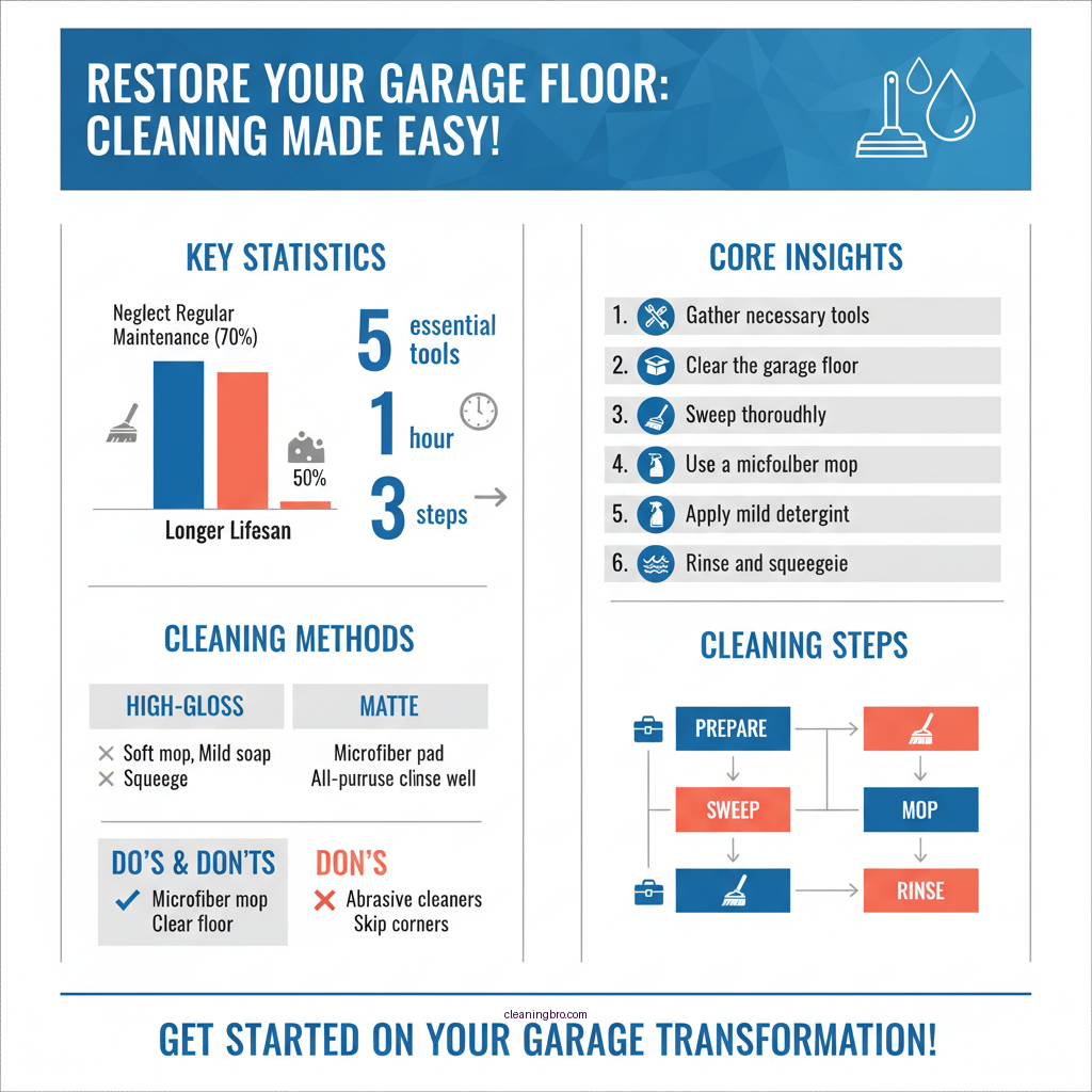 how to clean garage floor epoxy - Data Infographic and Statistics