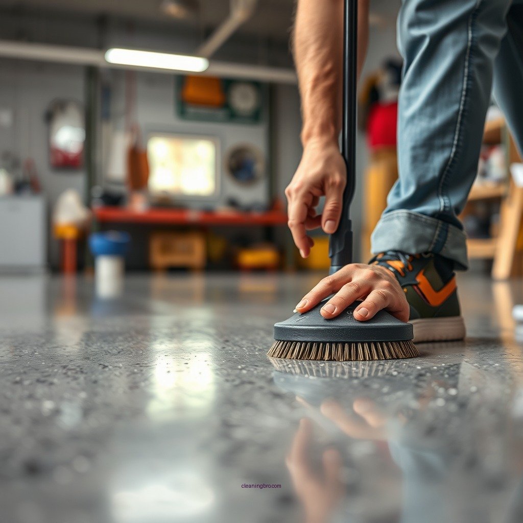 Preparing the Area for Cleaning - how to clean garage floor epoxy