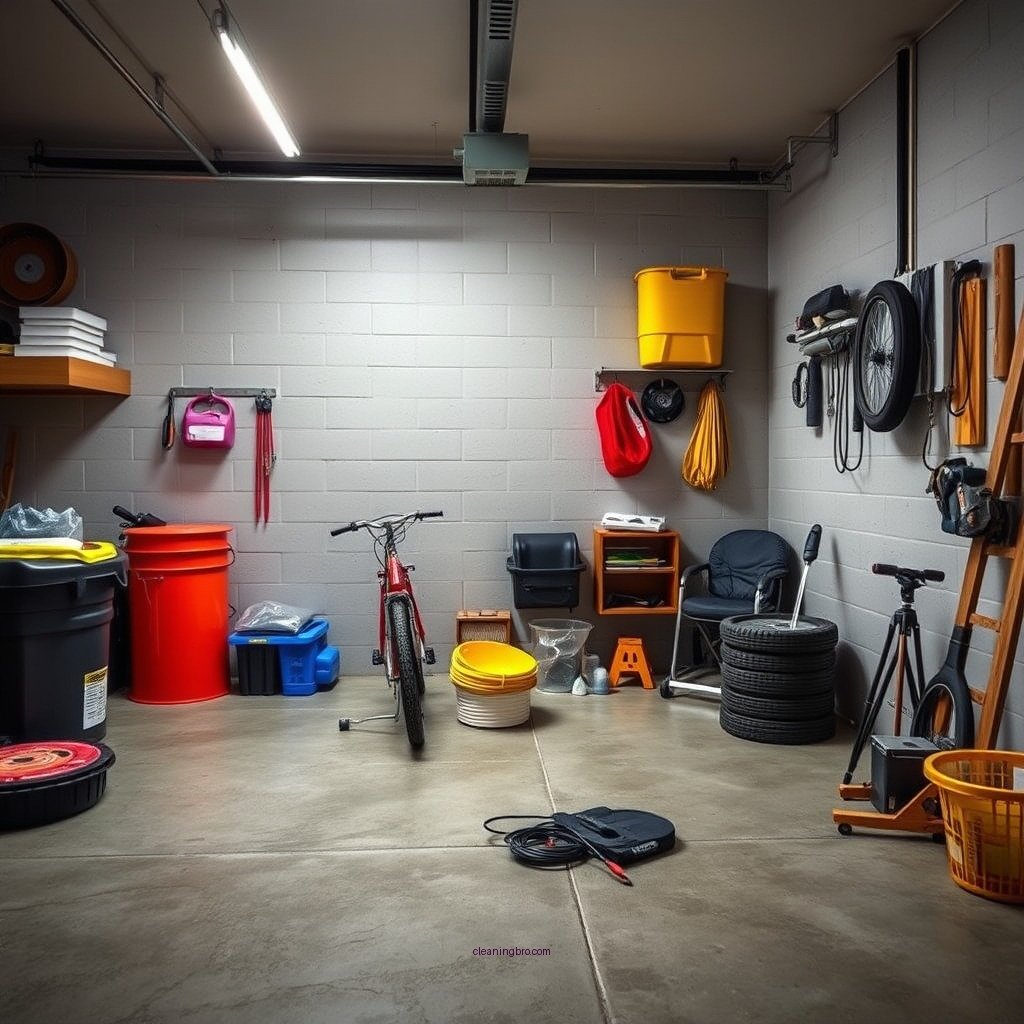 Prepare the Garage Space - how to clean garage walls