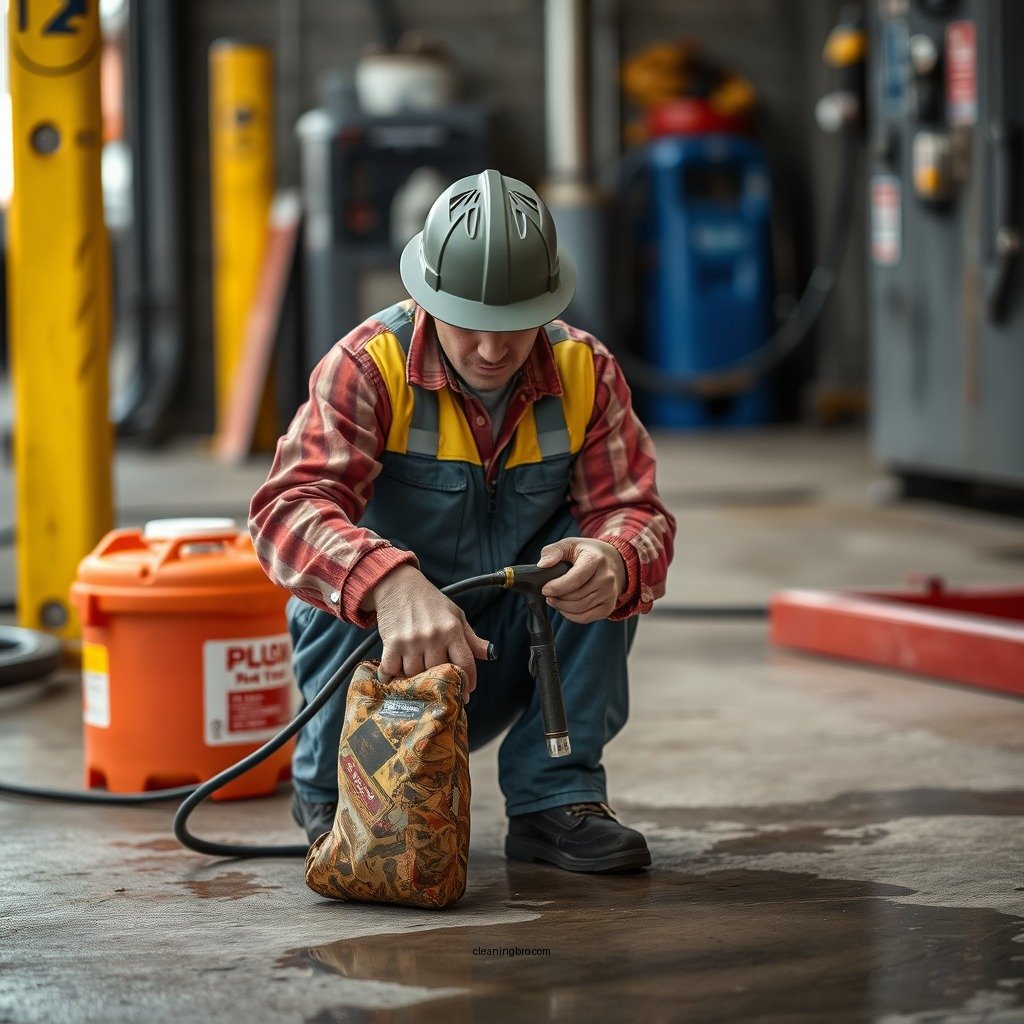 Gather Necessary Supplies - how to clean gas spill on concrete