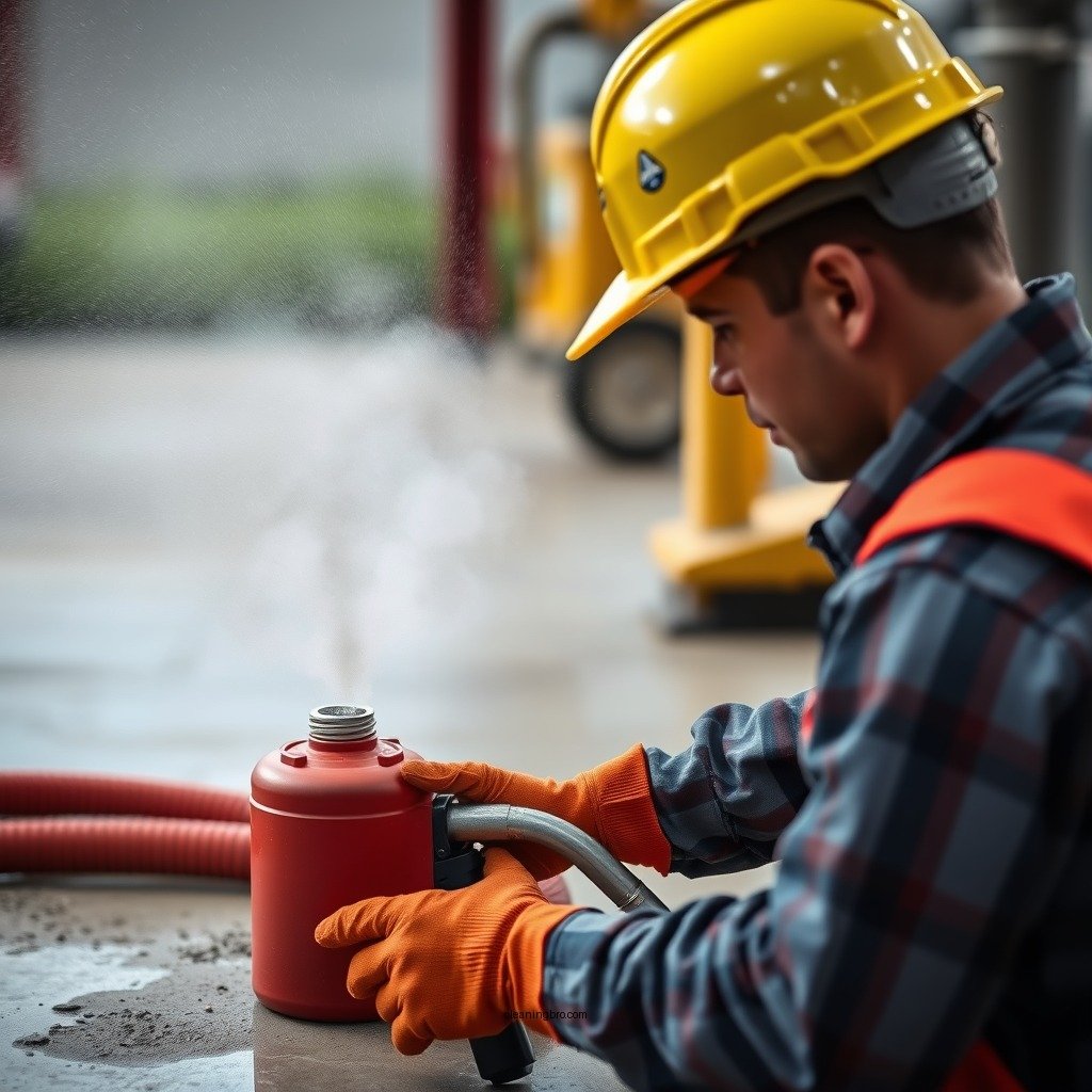 Safety Precautions - how to clean gasoline off concrete