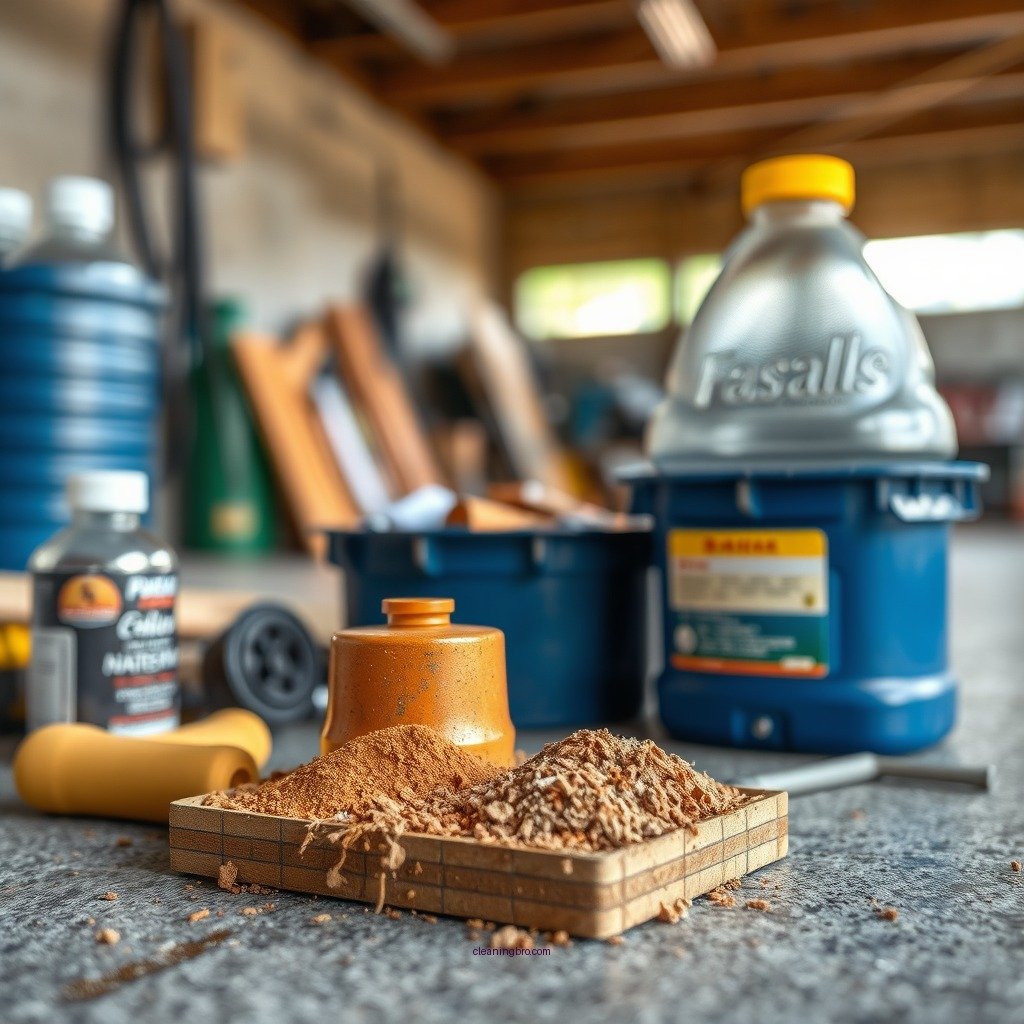 Tools and Materials Needed - how to clean gasoline spill on concrete