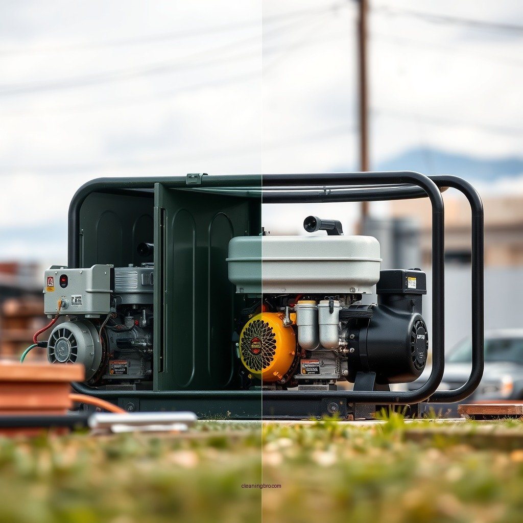 Safety Precautions Before Cleaning - how to clean generator power