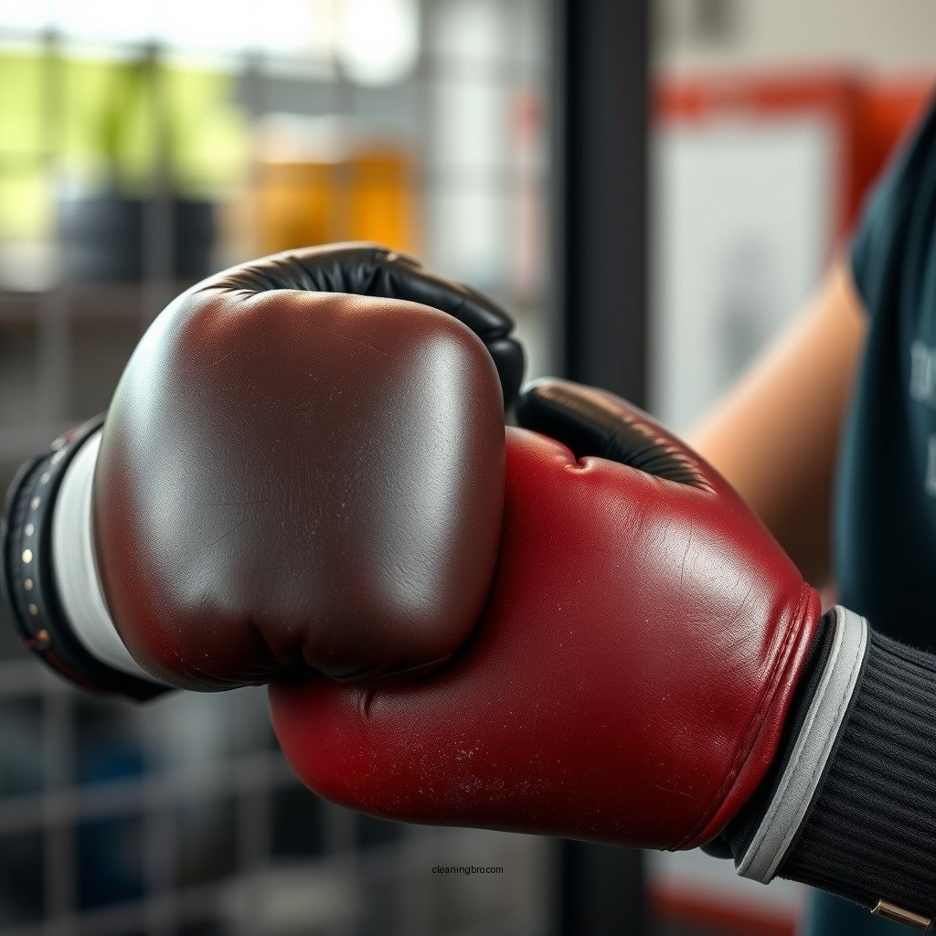 Step-by-Step Cleaning Process - how to clean gloves boxing