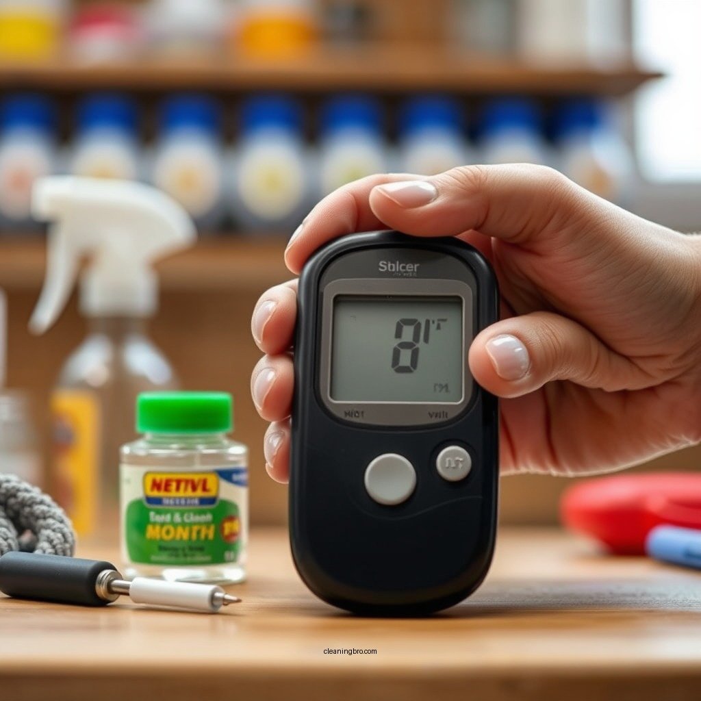 Recommended Cleaning Supplies - how to clean glucose meter