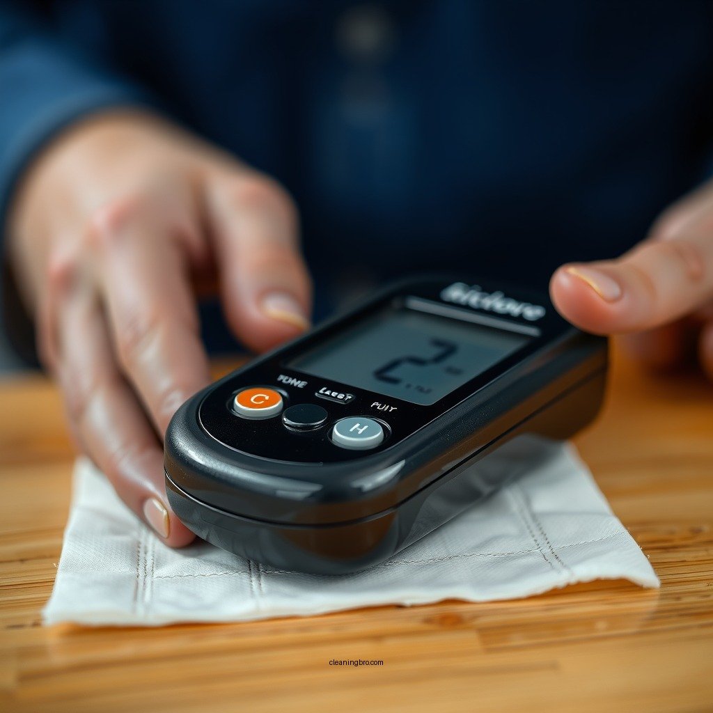 Step-by-Step Cleaning Process - how to clean glucose meter