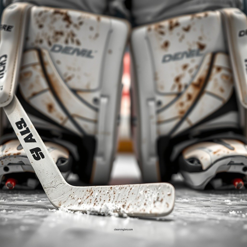 Cleaning the Exterior - how to clean goalie pads