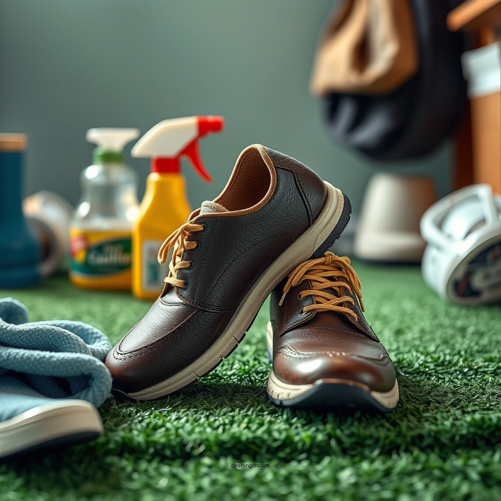Gather Your Cleaning Supplies - how to clean golf shoes