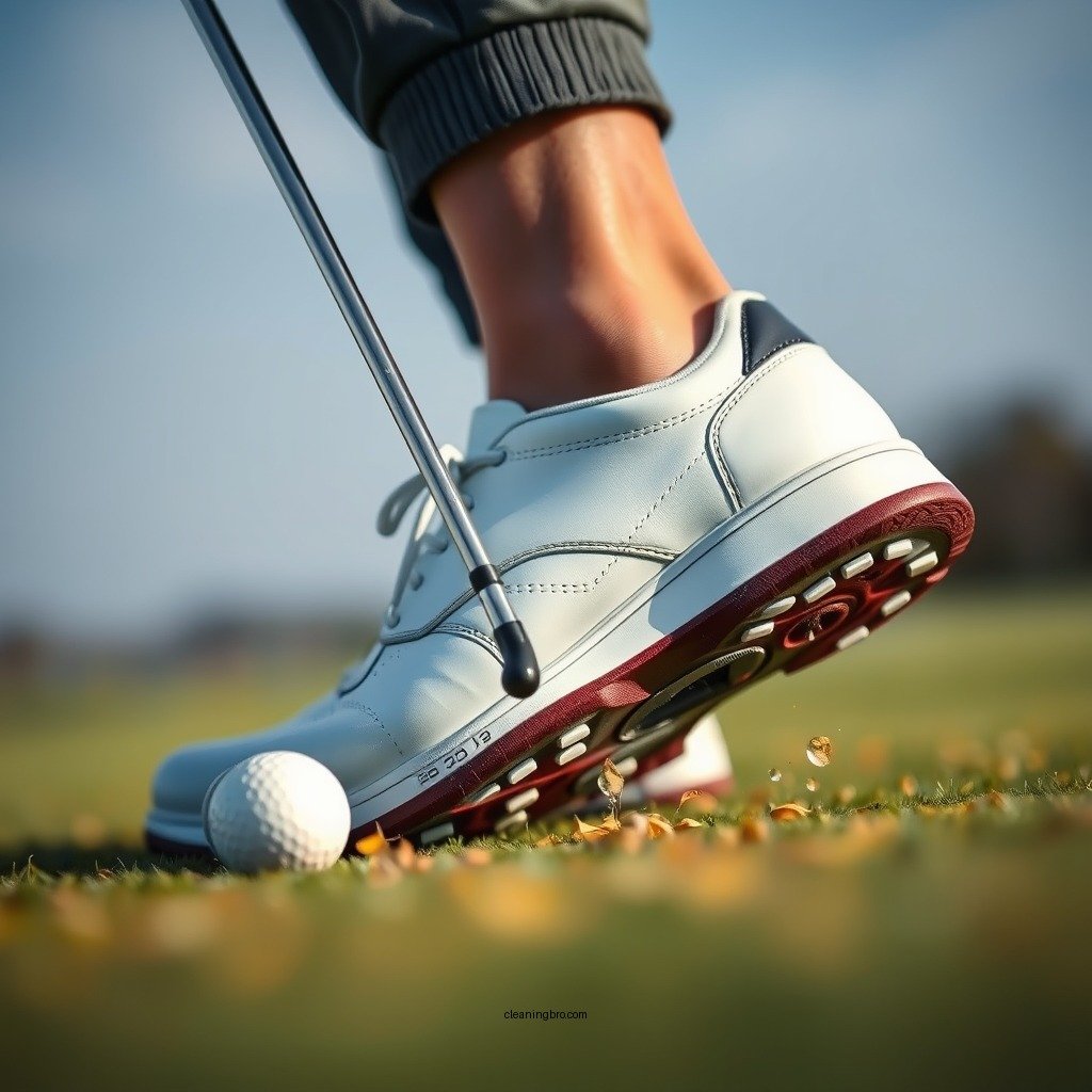 Remove Loose Dirt and Debris - how to clean golf shoes
