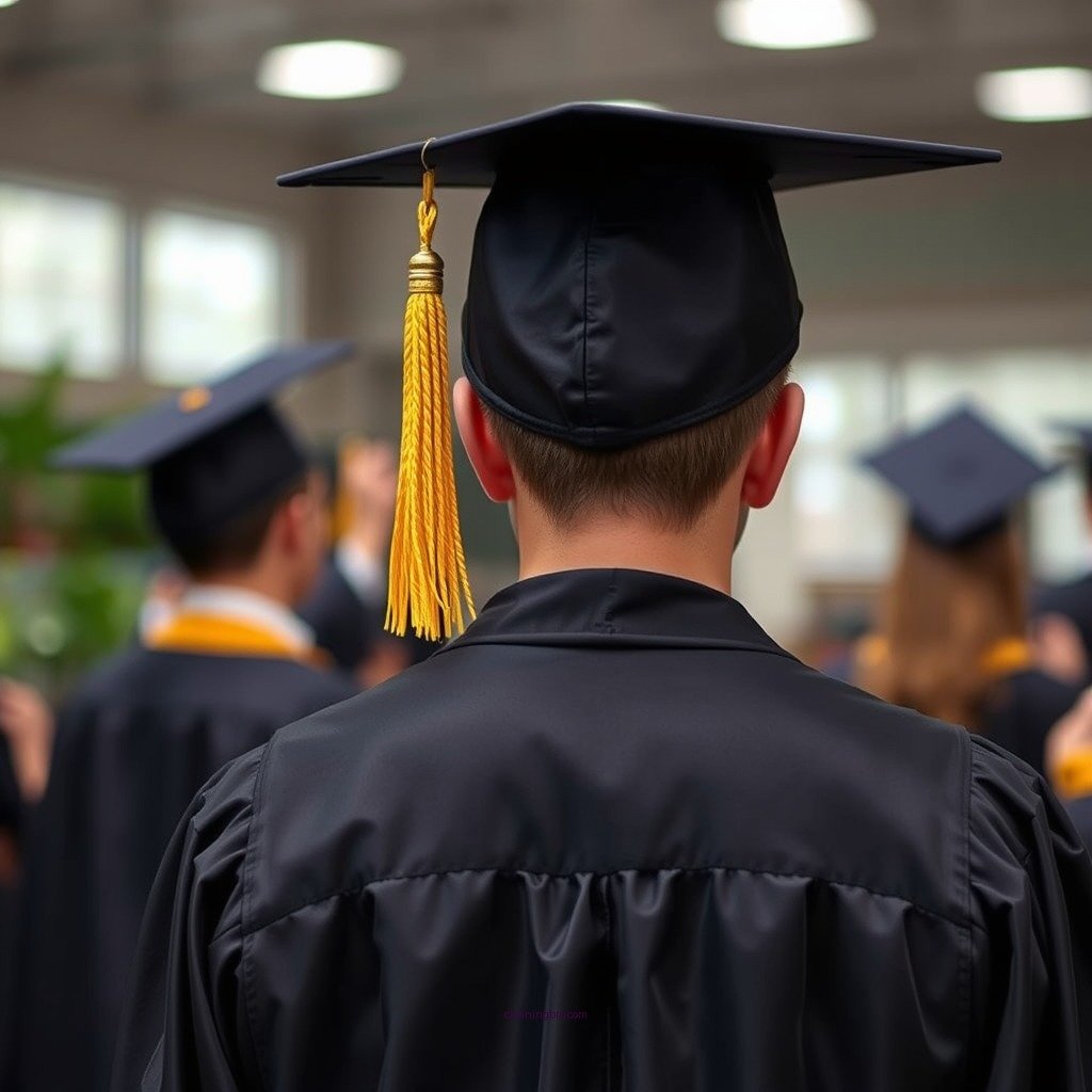 Check the Care Label - how to clean graduation gown