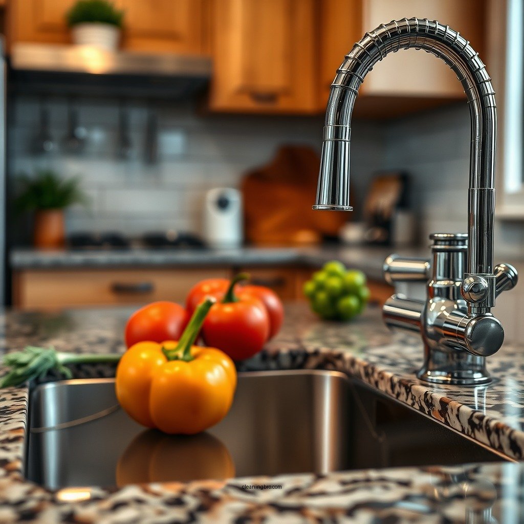 Dealing with Stains - how to clean granite composite kitchen sink