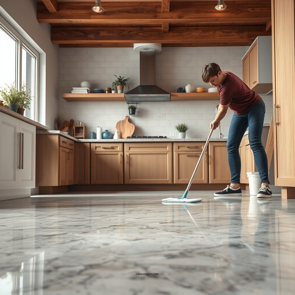 Gather Your Cleaning Supplies - how to clean granite floor