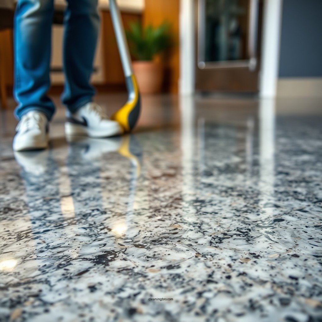 Preparing the Floor for Cleaning - how to clean granite floor
