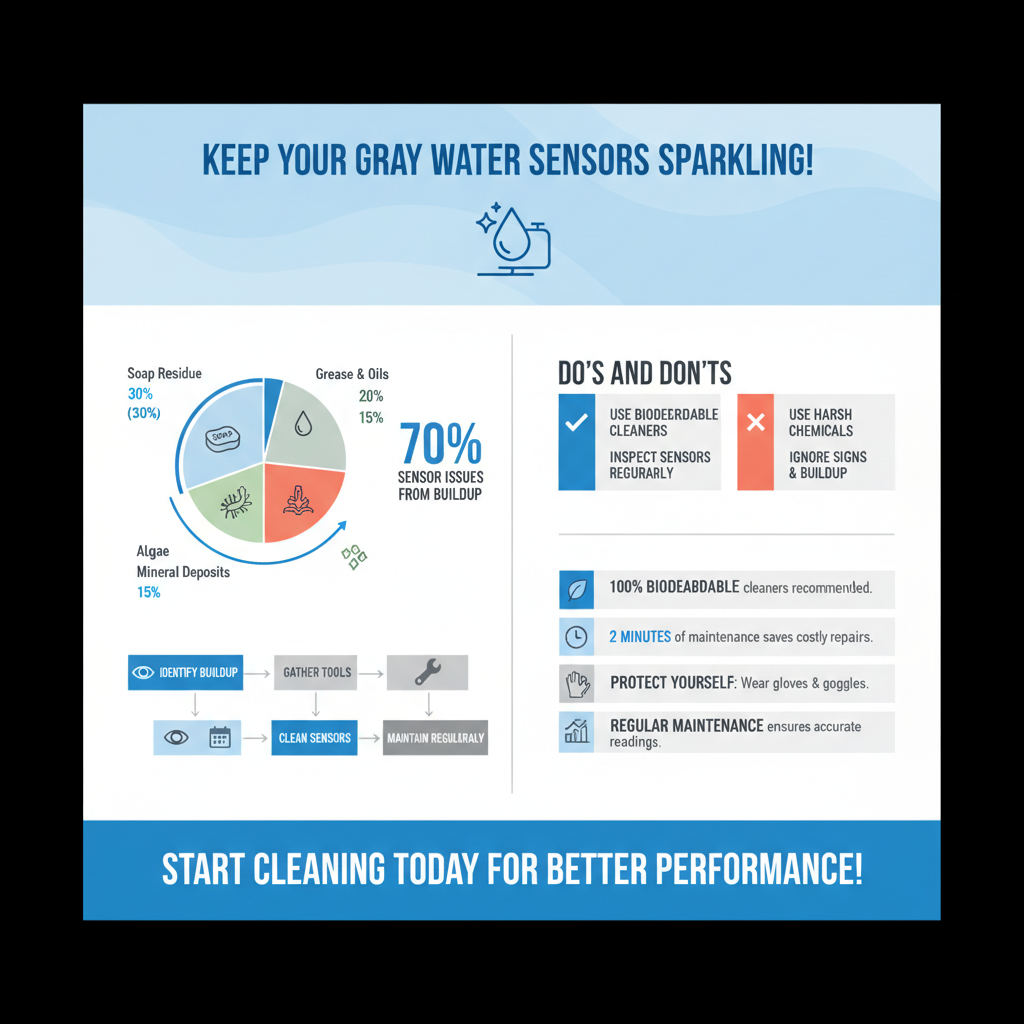 how to clean gray water tank sensors - Data Infographic and Statistics