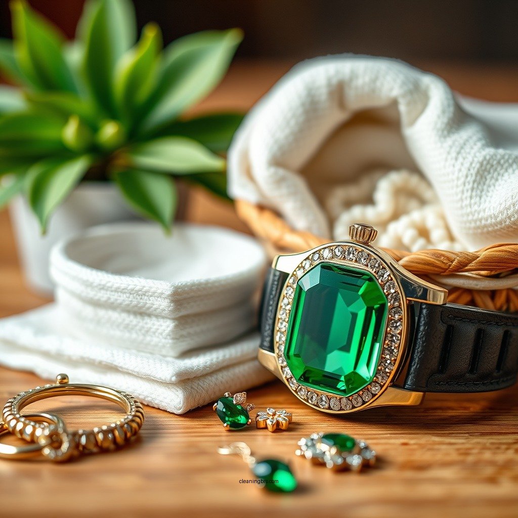 Basic Cleaning Supplies - how to clean green jewelry