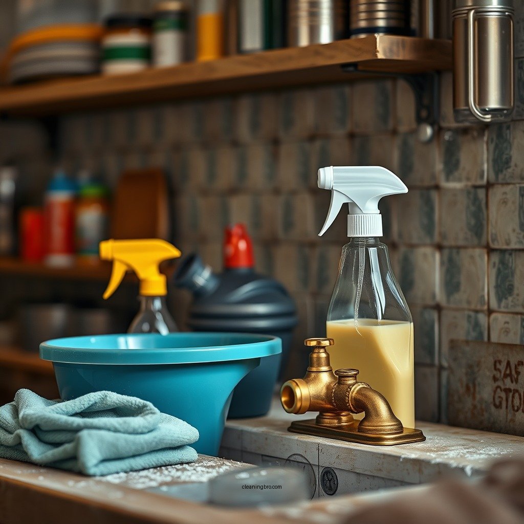Essential Cleaning Supplies - how to clean green off brass