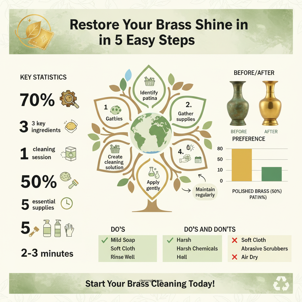 how to clean green off brass - Data Infographic and Statistics