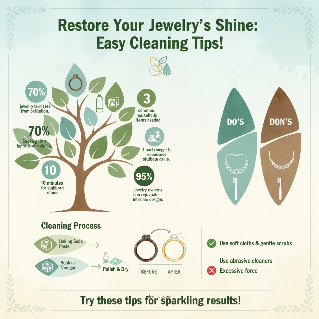 how to clean green off jewelry - Data Infographic and Statistics