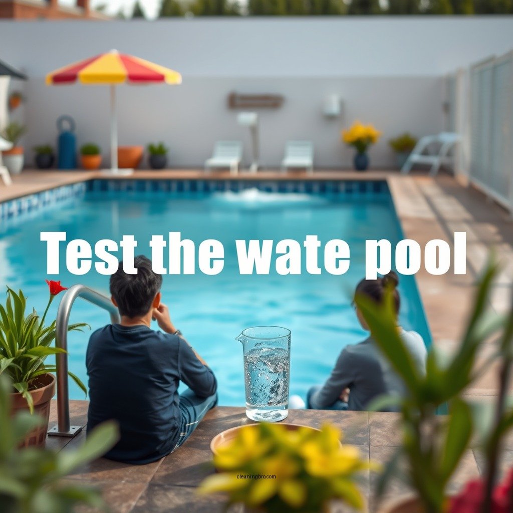 Test the Water Chemistry - how to clean green pool