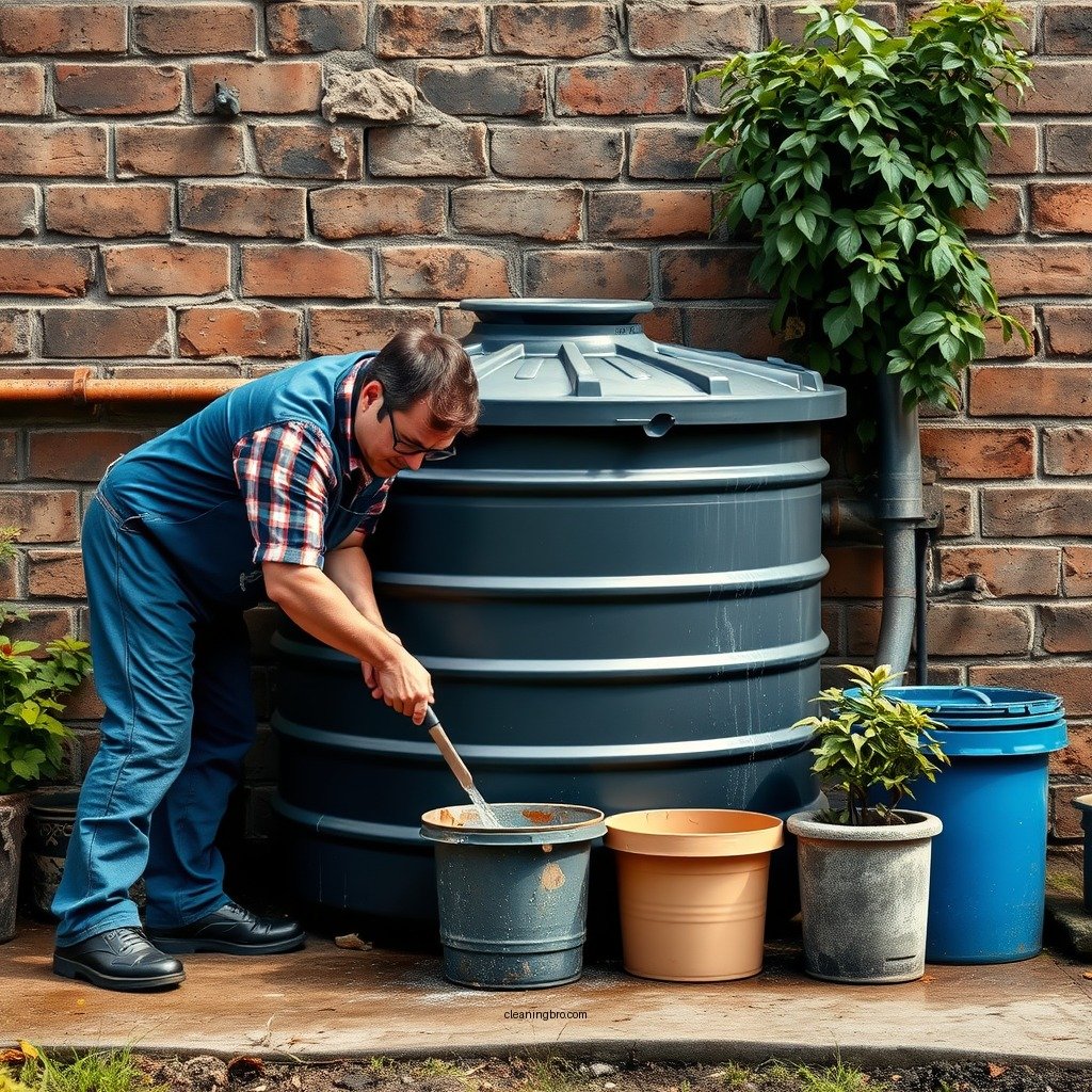 Preparation for Cleaning - how to clean grey water tank